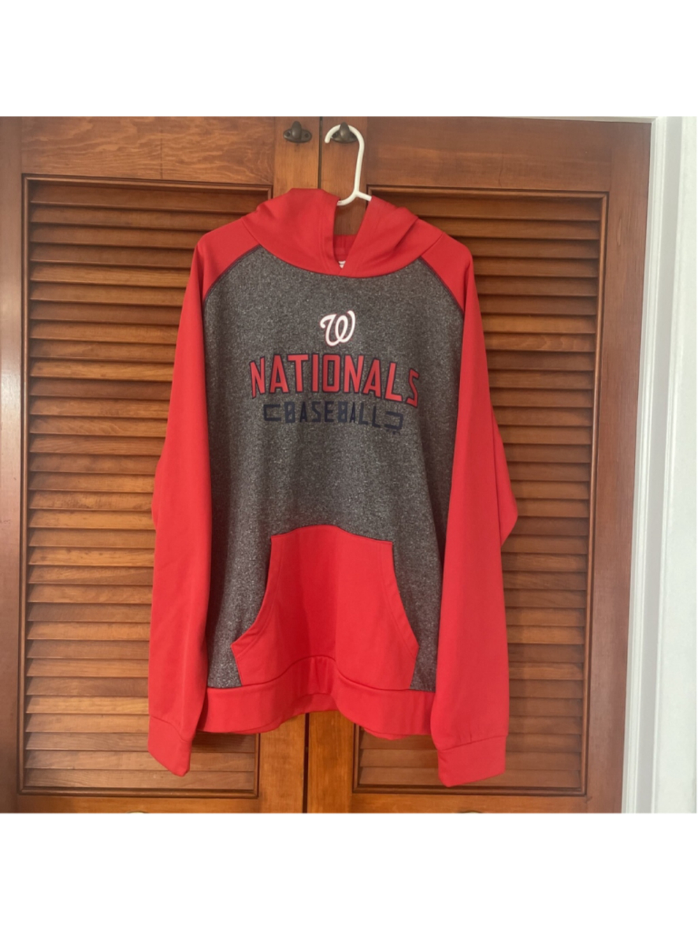 Washington Nationals MLB Fanatics Hoodie Hooded Sweatshirt Size 2XL